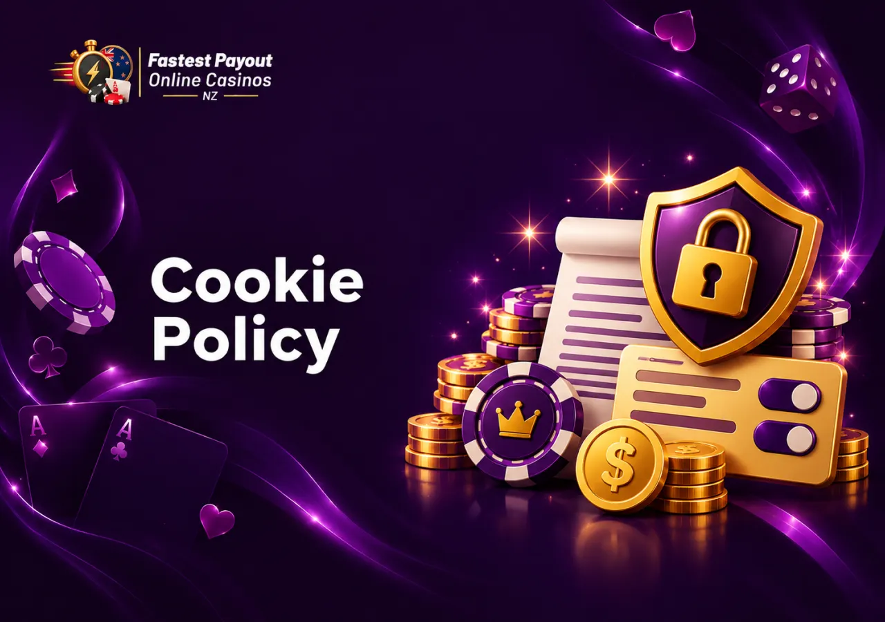 The cookie policy describes how browsing data is stored and used to improve website functionality and user experience.
