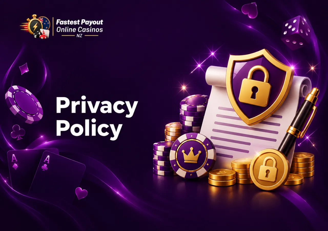 The privacy policy outlines how personal information is collected, processed and protected when visitors use the website.